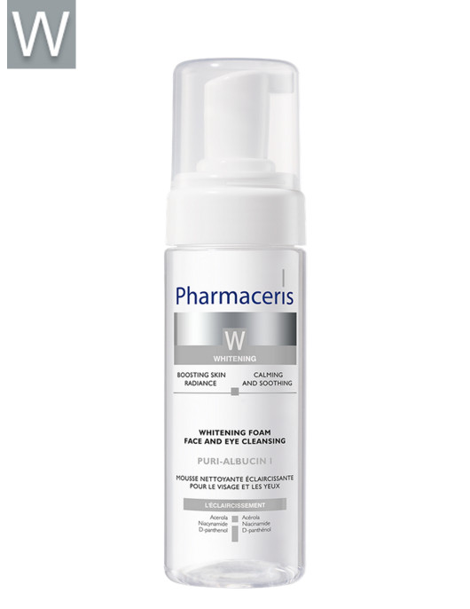 PHARMACERIS W WHITENING FOAM EYE AND FACE CLEANSING 150 ml